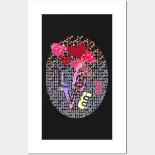 Valentine's Dots (Love) Posters and Art